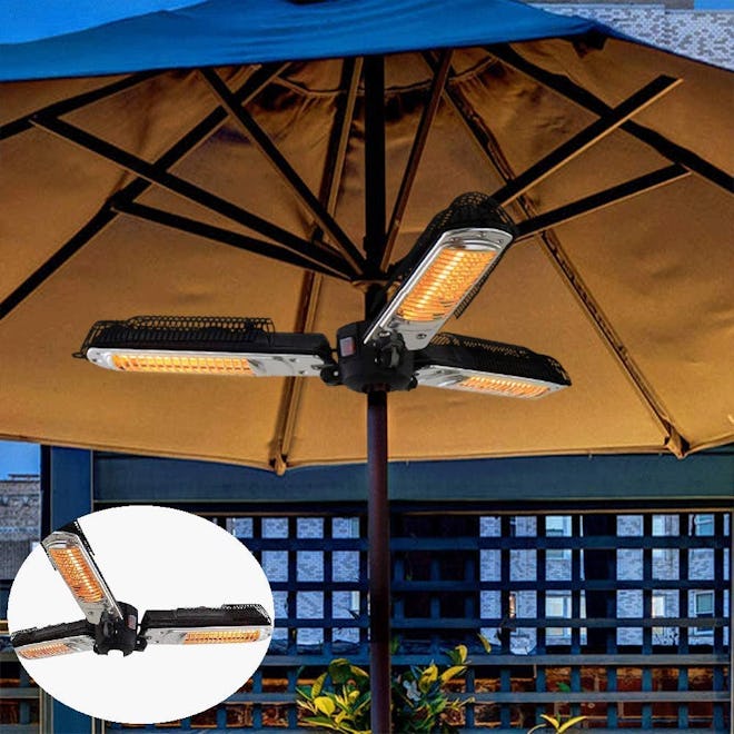 LIRUI Patio Heaters Umbrella Parasol Patio Heater