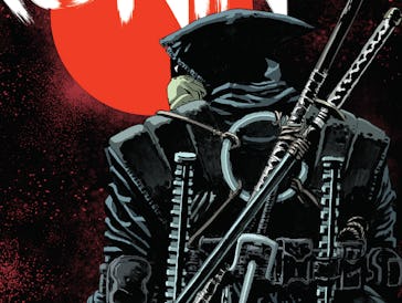 The cover poster for The Last Ronin by Kevin Eastman and Tom Waltz