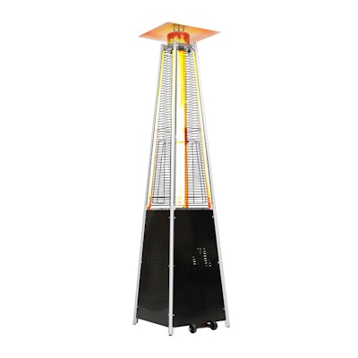 Sun Crown Pyramid Flame 40,000 BTU Propane Patio Heater