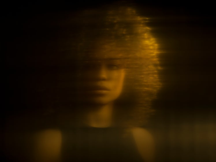 Young girl having a nightmare