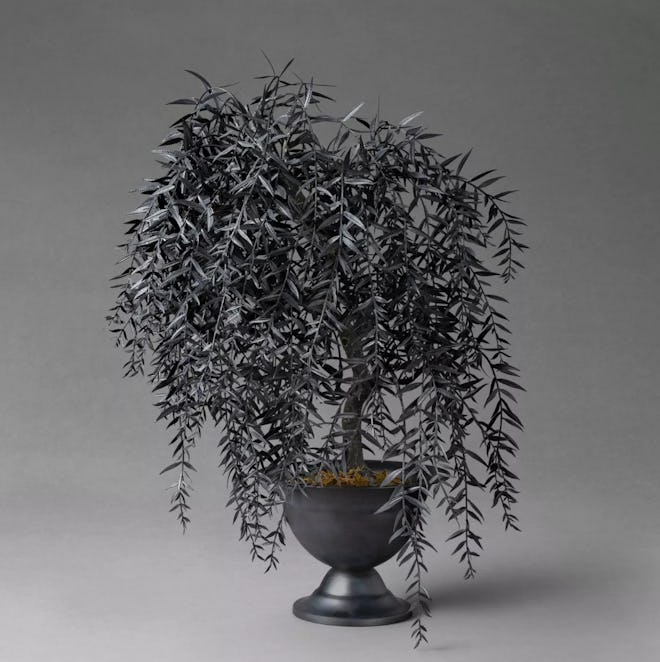 22" Fauxtanical Friend Faux Willow Potted Plant