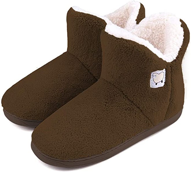 Dailybella Warm Plush Slipper Boots