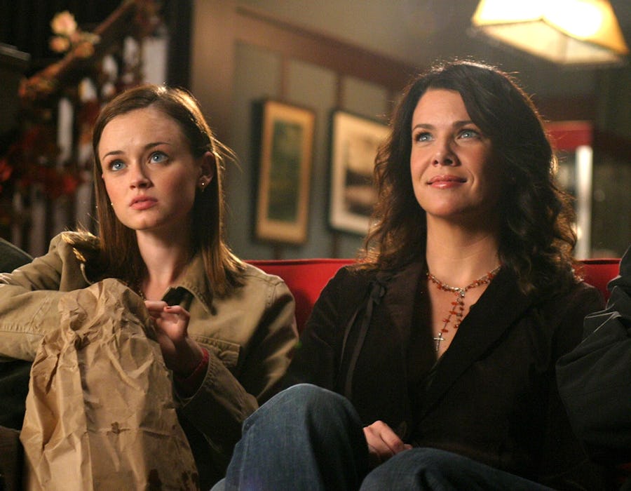 Rory and Lorelai Gilmore on Gilmore Girls.