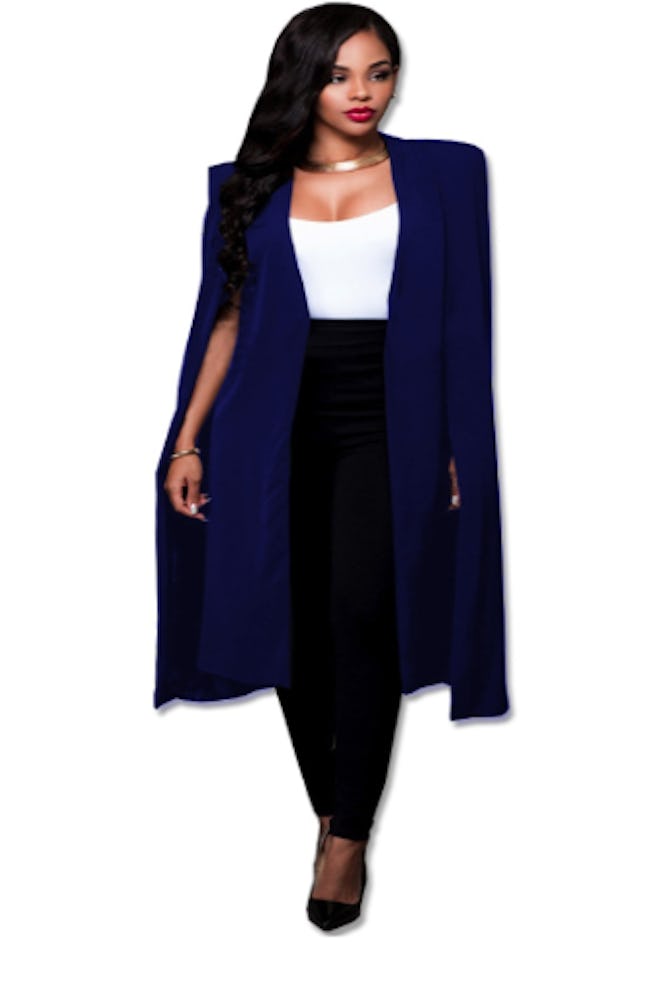 Ohh She Means Business Cape Blazer