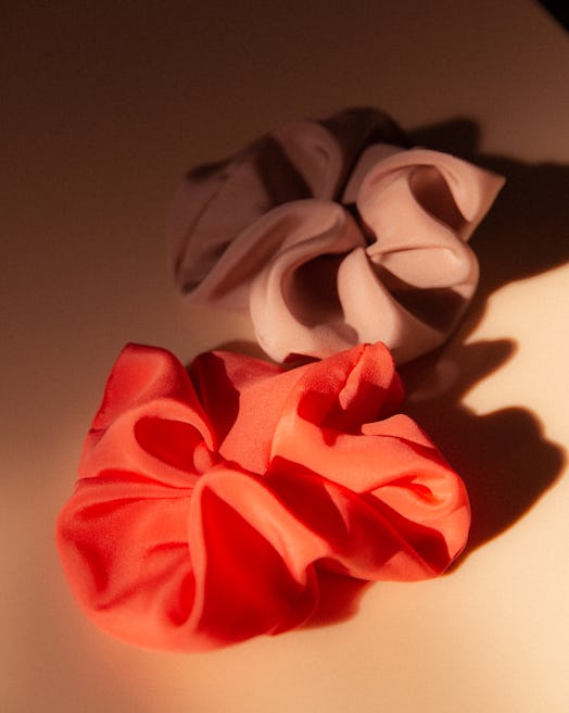 Dieux's scrunchies are made of recycled silk.