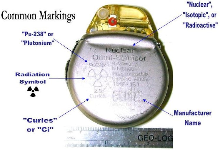 A nuclear pacemaker with all named components