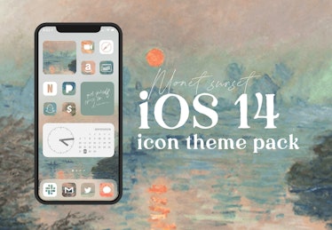 Monet Sunset Icon Theme Pack