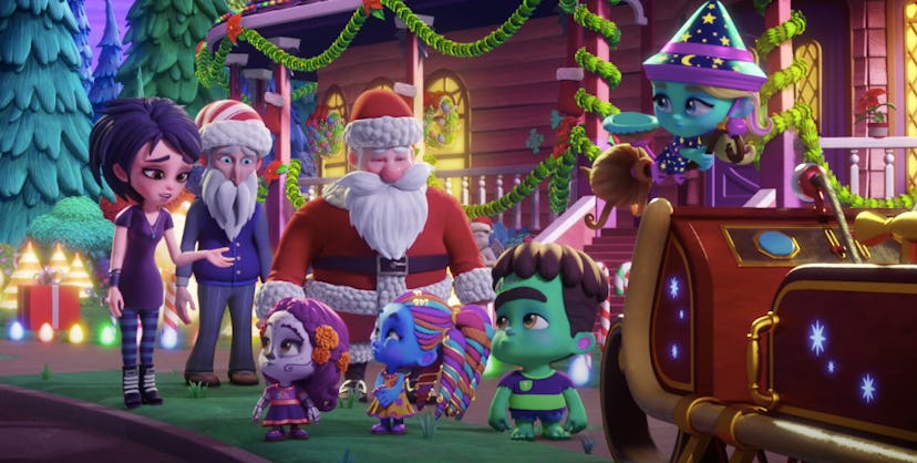 The Super Monsters help Santa save the day