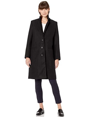 Amazon Essentials Women's Oversized Button-Front Coat