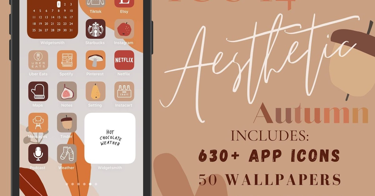 12 Best Ios 14 App Icon Packs On Etsy To Makeover Your Home Screen