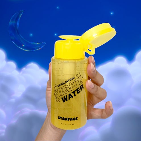 Starface's newest drop is an exfoliating water.