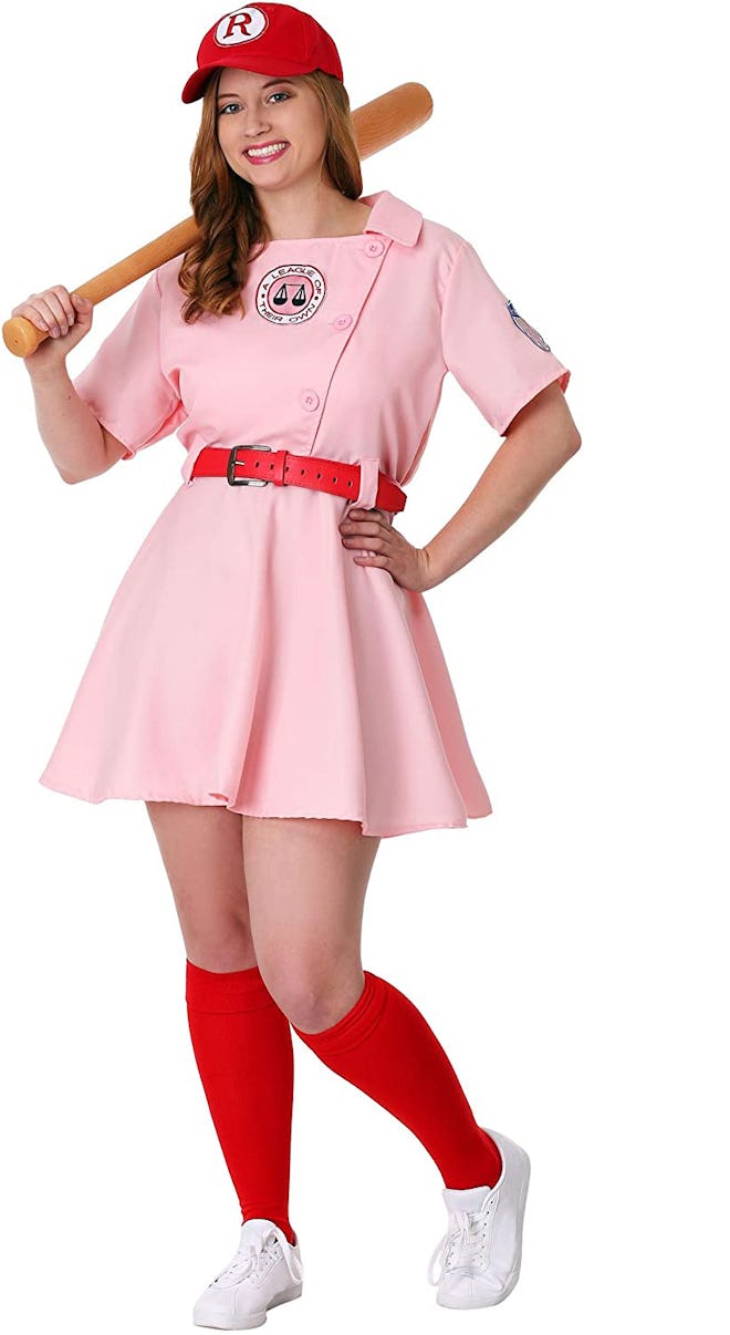 League of Their Own Dottie Plus Size Womens Costume Set