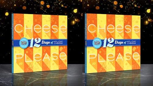 Walmart has 12 days of cheese calendars this holiday season.