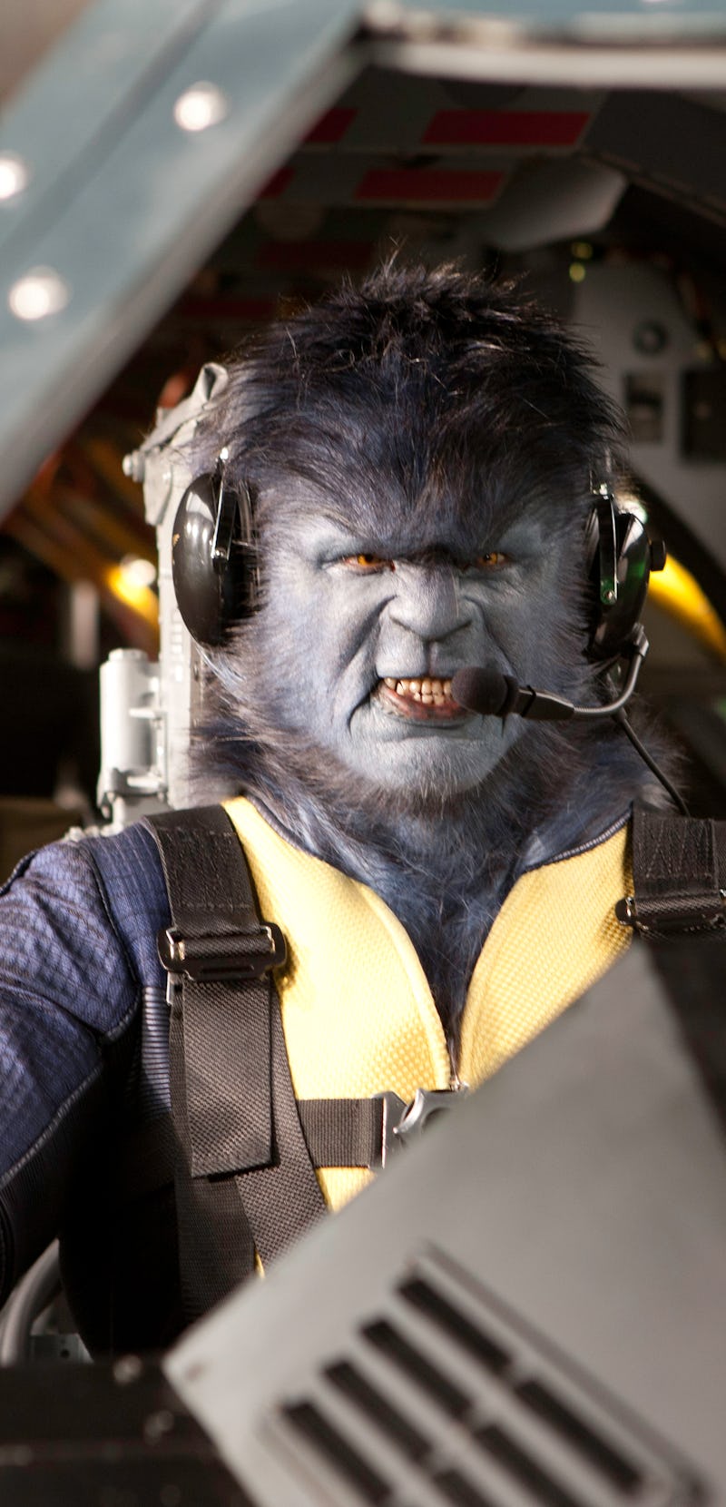 Nicholas Hoult as Hank McCoy, aka Beast.