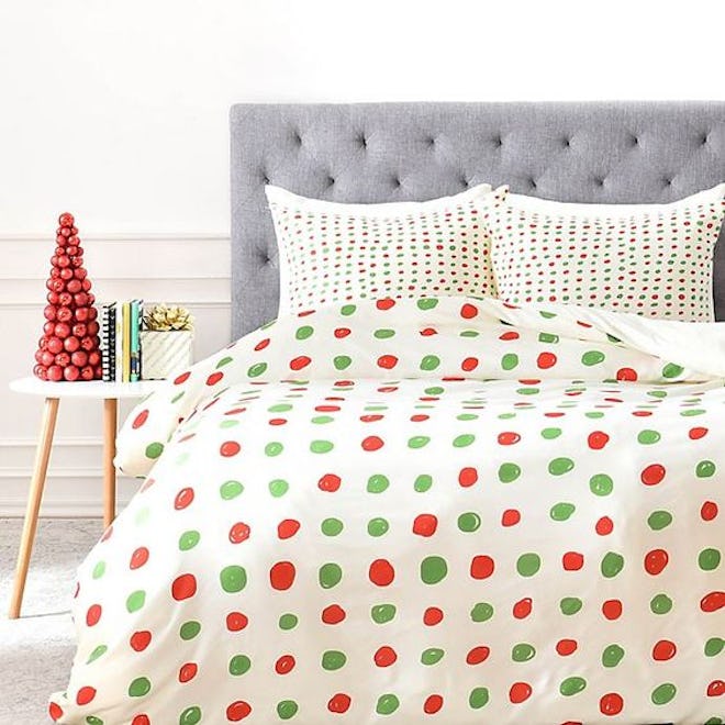 Deny Designs Leah Flores Holiday Polka Dots Bedding Collection