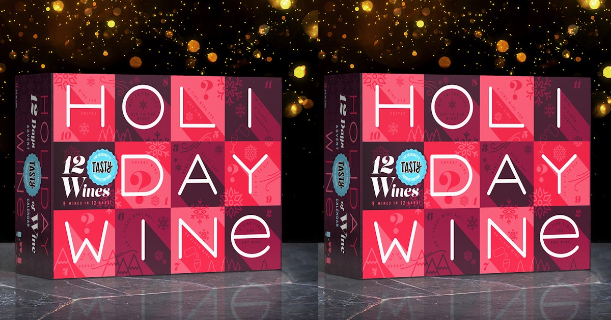 Tasty 12 Days Of Wine Advent Calendar Is Coming to Walmart For The 2020