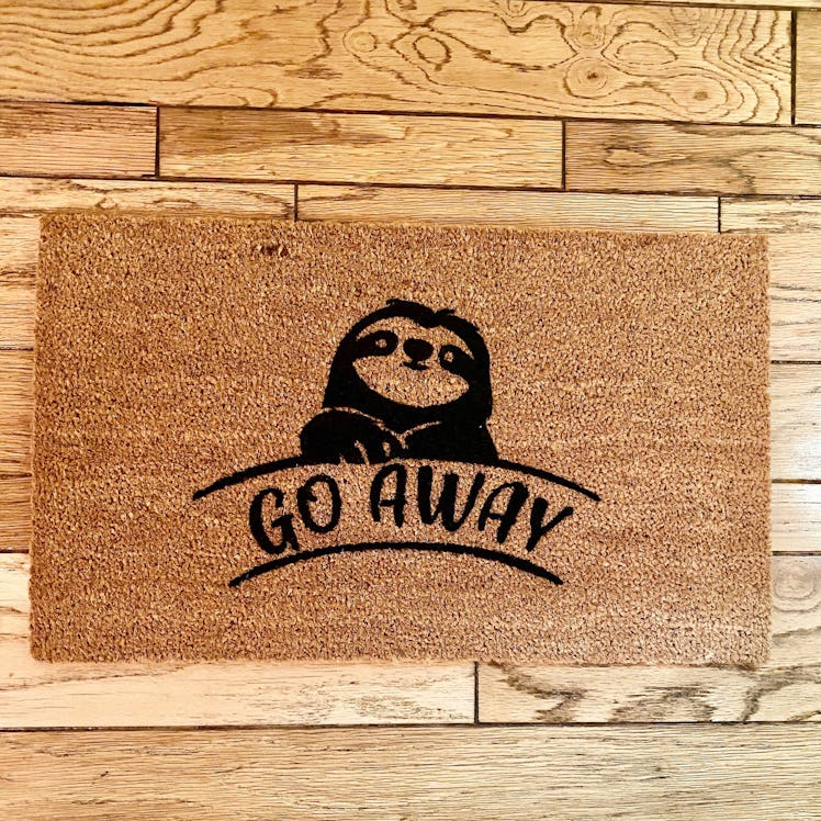 Go away cute doormat