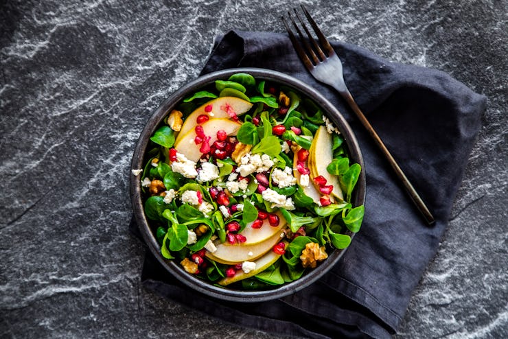 Bowl of salad.