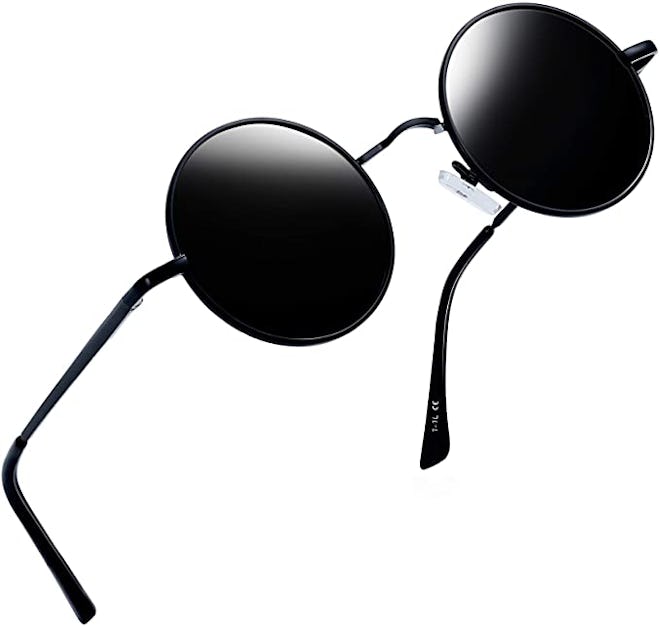 Round Black Sunglasses
