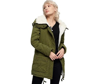MEWOW Faux Sheepskin-Lined Winter Jacket