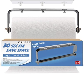 ORLESS Adhesive Paper Towel Holder Under Cabinet