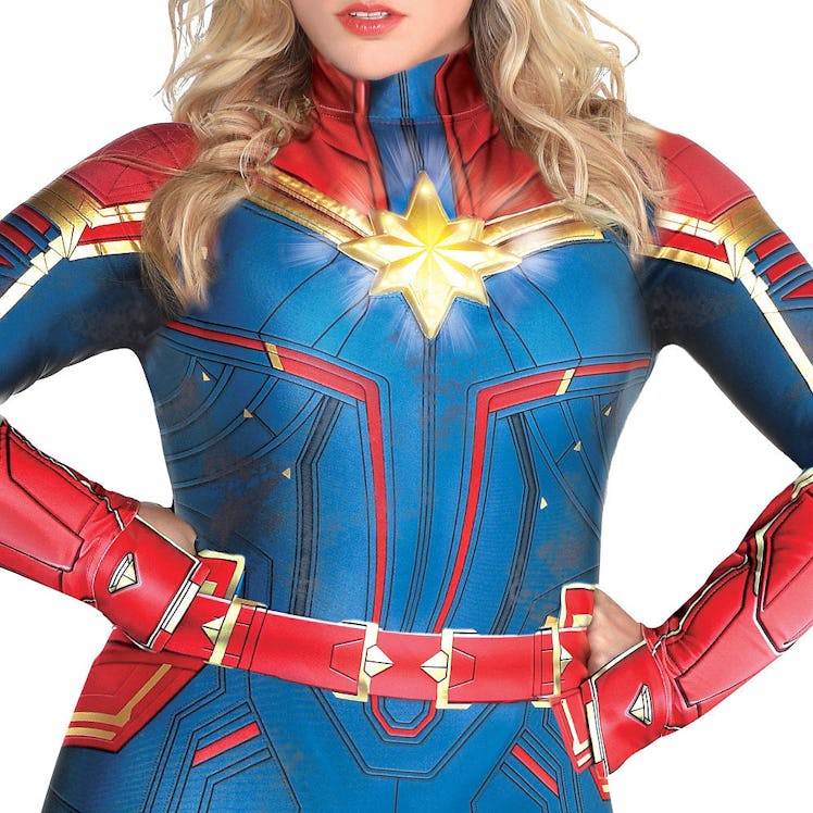 Adult Light-Up Captain Marvel Costume Plus Size