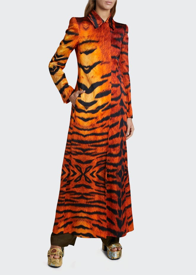 Tiger-Striped Coat
