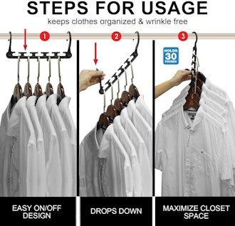 AOLIGEI Space Saving Hangers (10-Pack)