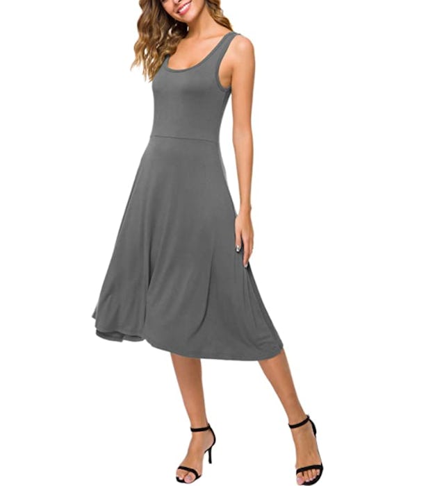 Urban CoCo Women's Sleeveless Midi Dress