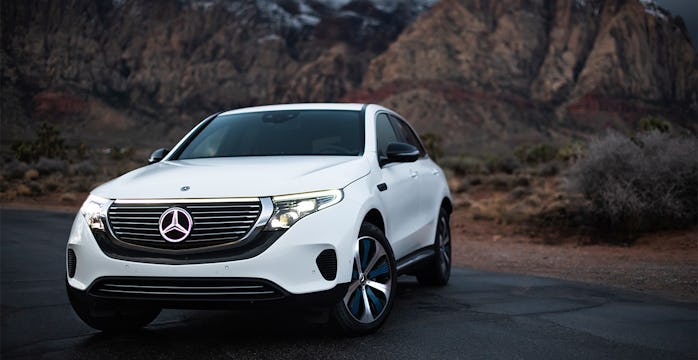 The Mercedes-Benz EQC, due out in December 2020 in the U.S.