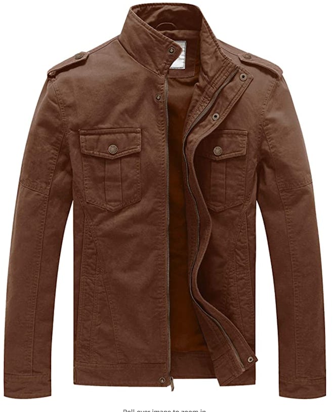 Brown Casual Jacket