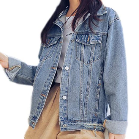 Saukiee Oversized Denim Jacket