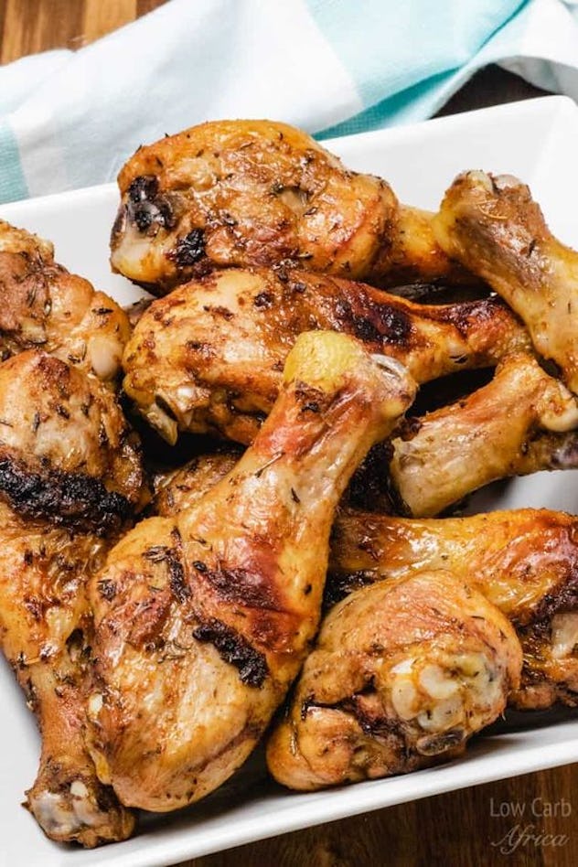 crispy skin baked chicken drumsticks