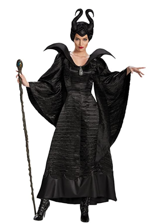 Disguise Adult Deluxe Maleficent Christening Black Gown Costume