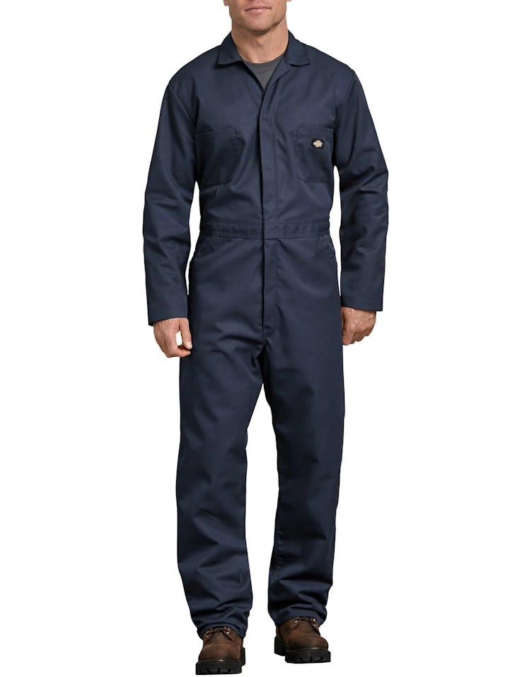 Dickies Blended Long Sleeve Coveralls, Dark Navy