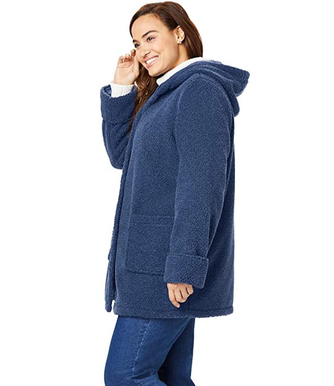 Woman Within Plus Size Fleece Jacket