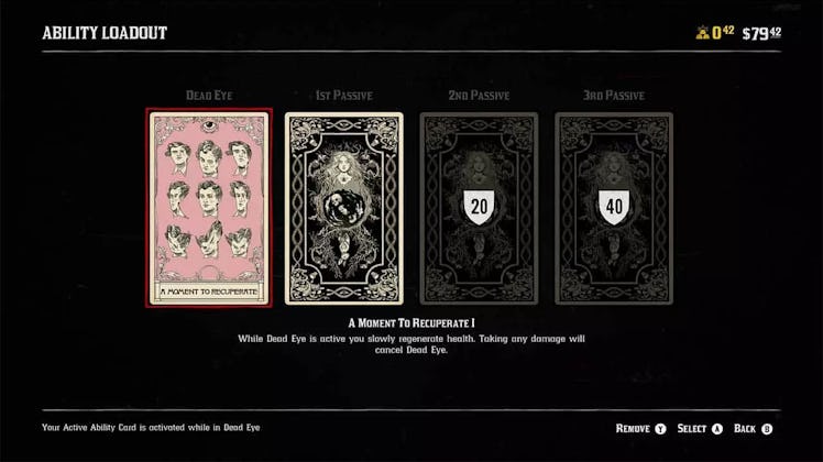 'Red Dead 2 Online' Ability Cards.