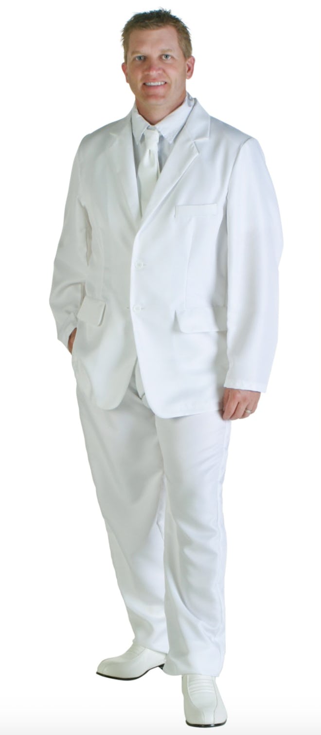 Men's White Suit Costume