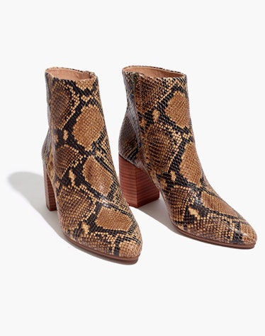 The Fiona Boot in Snake Embossed Leather