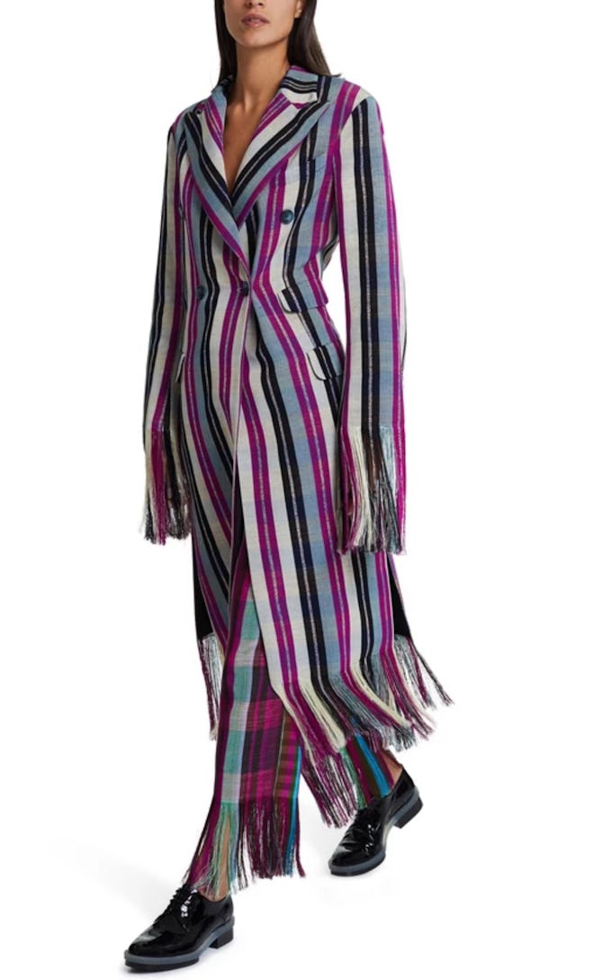 Yaba Long Fringed Coat