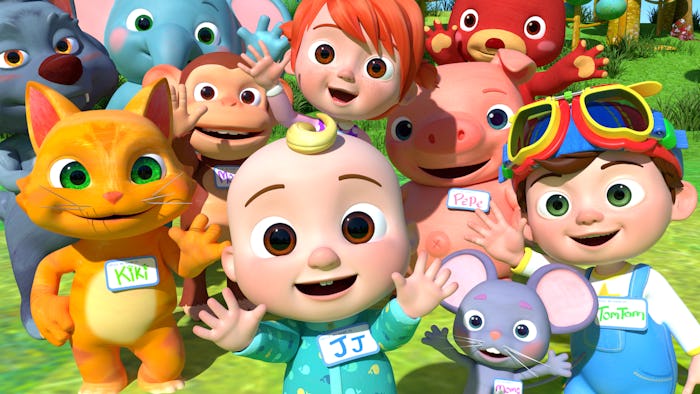 screenshot of cocomelon characters