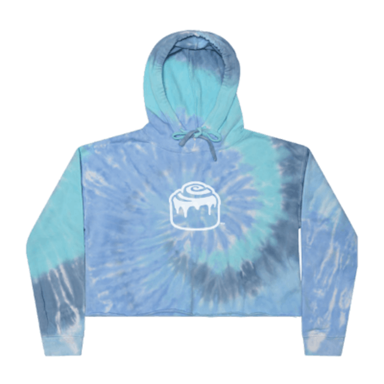 Cinnabon Tie-Dye Crop Hoodie