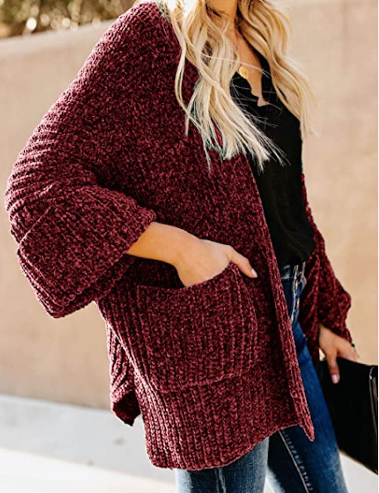 Dokotoo Chunky Knit Cardigan Sweater 