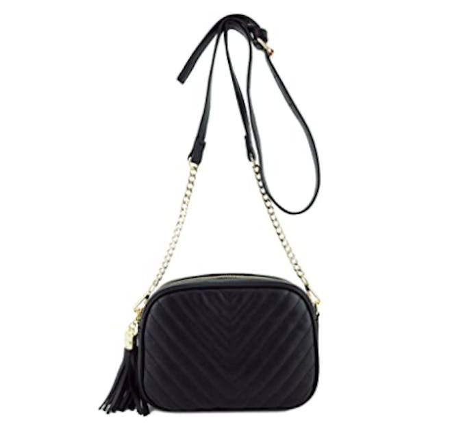 153corp Crossbody Bag with Metal Chain Strap
