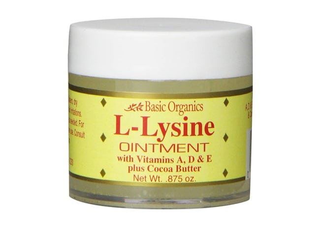 Basic Organics L-Lysine Lip Ointment, 0.875 Oz.