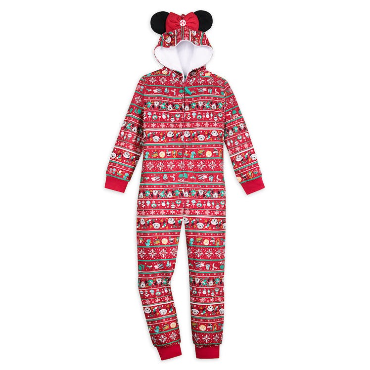 Minnie Mouse Holiday Bodysuit Pajama for Women