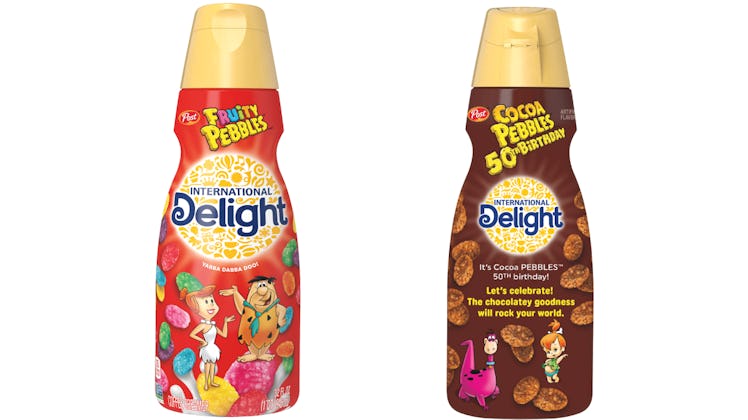 International Delight's new Fruity Pebbles & Cocoa Pebbles Coffee Creamers are available in January ...