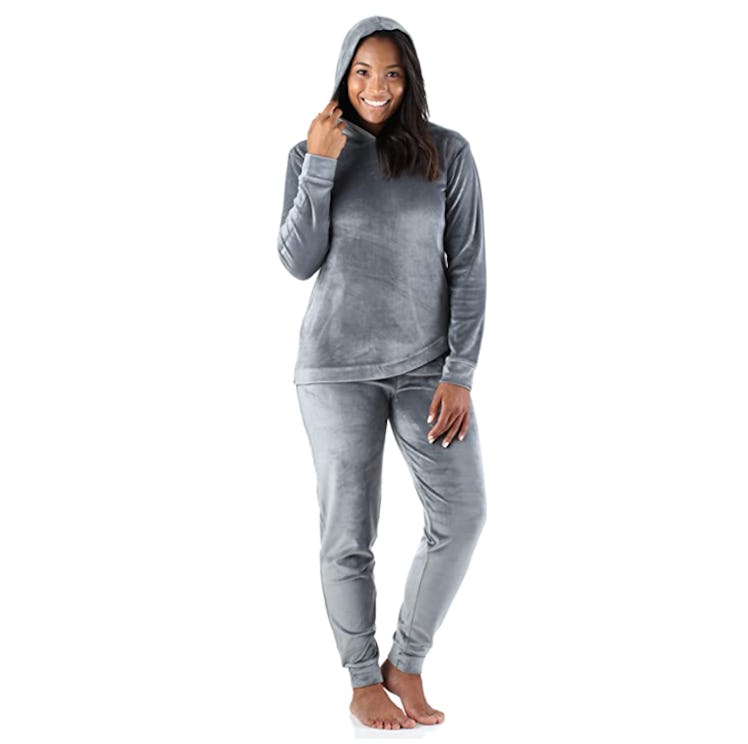 Sleepyheads Velour Hooded Pajamas