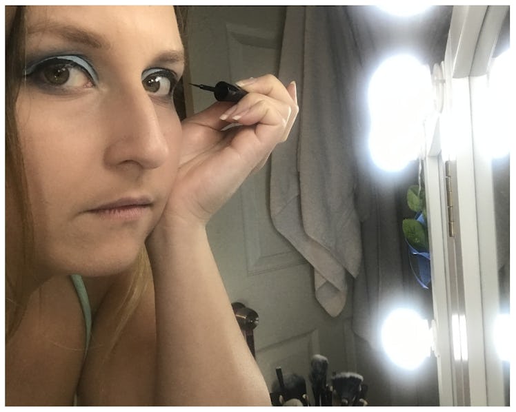 Rachel Varina Tried Megan Thee Stallion's Cut Crease Makeup Tutorial for Elite Daily
