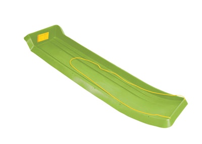 best sleds 2022: lime green plastic